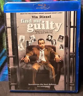 Find Me Guilty (Blu-ray 2006) Vin Diesel Ron Silver Peter Dinklage • $17.75