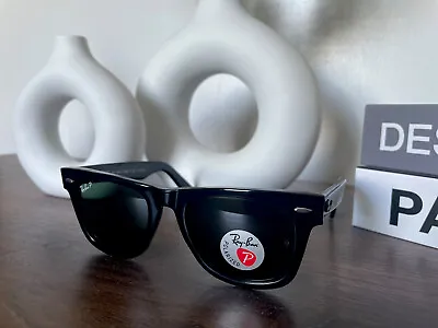 Ray-Ban  Wayfarer Classic Polarized Men's Sunglasses - RB2140 901/58 50-22 • $95