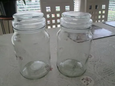 2 Per Lot Washed MOCCONA JARS  Empty 400g Coffee Size Extra Large -Storage Jar • $9