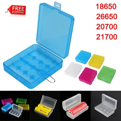 2X 5X 10X Battery Case Storage Box Plastic Holder For Batteries • £8.24