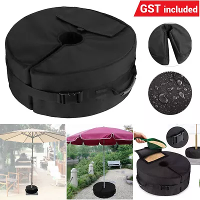 Umbrella Weight Sand Bag Base Stand Holder Outdoor Parasol Patio Beach Garden AU • $19.83