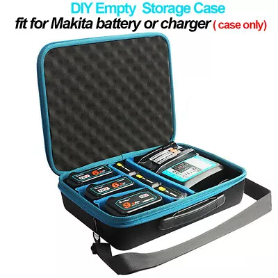 Makita Storage Carry Macpac Case Empty Box For 12V 18V Battery Charger Tool 1860 • £48.72