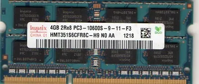 New 4GB HP ProBook 4425s 4510s 4520s DDR3 Laptop/Notebook RAM Memory  • $15.95