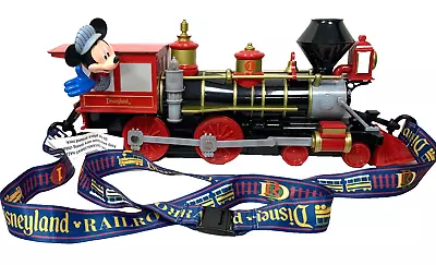 Disneyland Disney Conductor Mickey Railroad Train LU Souvenir Popcorn Bucket • $49.99