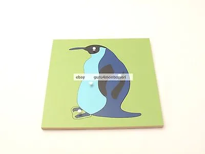 NEW Montessori Zoology Material - Wooden Penguin Puzzle • $8.89