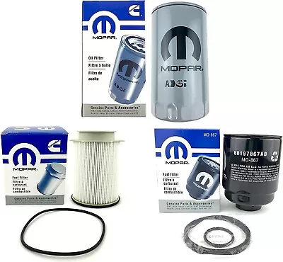 ✅ MOPAR ✅ Diesel Fuel Filter & Oil Filter For 13-18 Ram 2500 3500 4500 5500 6.7L • $35