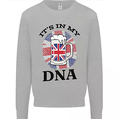 British Beer Its In My DNA Union Jack Flag Mens Sweatshirt Jumper • £20.99