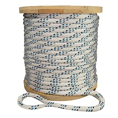 Strongest Double Braid Polyester Cable Wire Pull Pulling Rope W/ 6  Spliced Eyes • $799.99