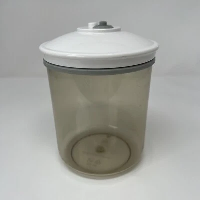 $8.99 • Buy FOODSAVER Vacuum Canister Snail KY-124 50 OZ. Food Storage SMOKE