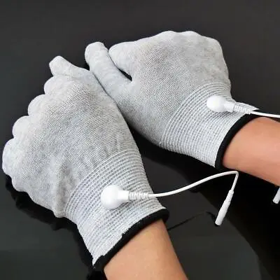 1pair Conductive Electrotherapy Massage Electrode Gloves Use With Tens Machine • $8.86
