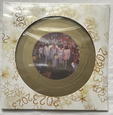 ABBA -Happy New Year- UK 2022 Gold Vinyl 7” VERY LOW NUMBER / No.’d Ltd Edition • £19.99