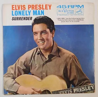 Rockabilly Record ELVIS PRESLEY Surrender RCA 45 & Picture Sleeve • $13.85