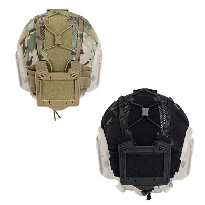 Tactical Helmet Cover Weight Pouch Bag Elastic Battery Holder For FAST SF Helmet • £26.03