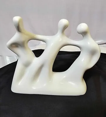 Vintage Naaman Fine Porcelain Three Figures Sculpture Made In Israel-a6 • $28