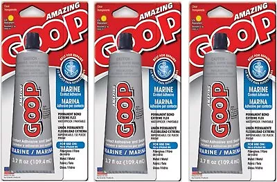 Amazing GOOP 170011 Marine Adhesive 3.7 Fluid Ounces (3) • $24.99