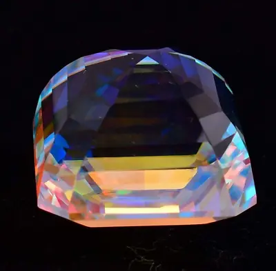 FLAWLESS 55.00 Ct Natural Mystic Quatrz Rainbow Color Stunning GIT Certified Gem • $3.25