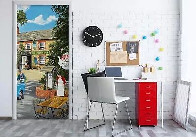 £71.73 • Buy 3D Building A2490 Door Wall Mural Photo Wall Sticker Decal Trevor Mitchell Sin