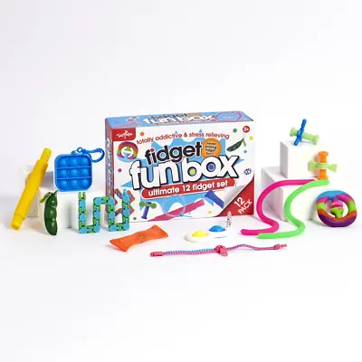 $24.49 • Buy Toymania Fidget Fun Box Ultimate-12 Fidget Set For Kids-Au