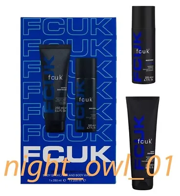 FCUK Urban Body Duo Set- Hair/Body Wash/IDEAL GIFT/PROCEEDS TO CHILDREN CHARITY • £12.95