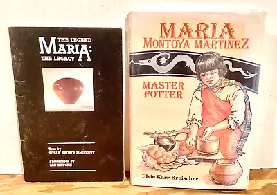 2 Books: Maria Legend & Legacy;  Maria Martinez Master Potter Kreischer  SIGNED • $19.99