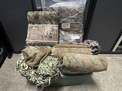 Bulk Lot Camouflage Hunting Blind Cover Netting • $80
