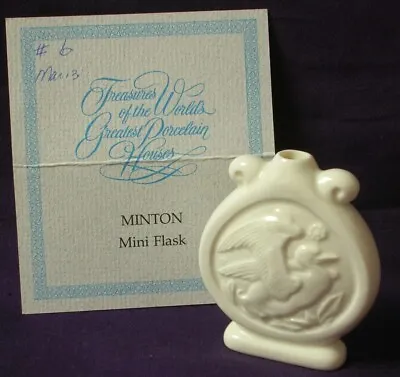 MINTON MINI FLASK Franklin Mint WORLDS GREATEST PORCELAIN HOUSES Miniature • $2.99