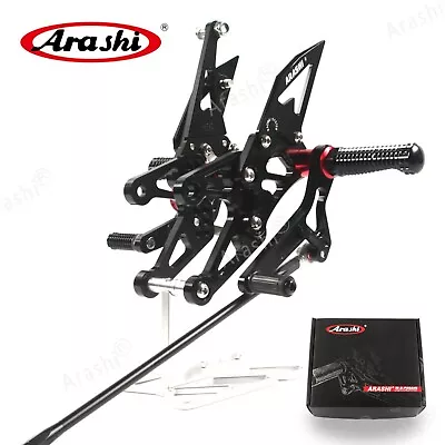 Arashi Version 2.0 Adjustable Footrest Rearsets For Yamaha YZF R1 2007 2008 • $147.11