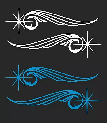 Pinstripe Window  Decal...pick Size & Color ...2 For 1  • $12.99