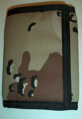 Men's Buxton Desert Military ID Trifold Wallet • $19.99