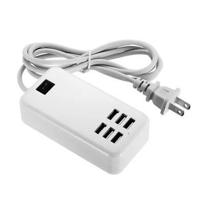 Multi Port USB Charger 6 Ports Adapter Travel  AC Power Supply US Plug • $9.69