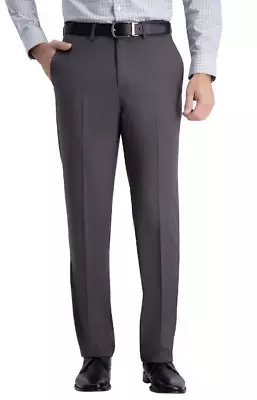 Haggar Men's Premium No Iron Straight Fit Flat Front Casual Pants • $18