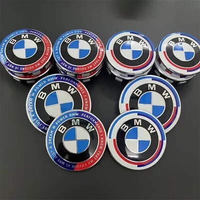 Car 50th Anniversary Cover Styling Steering Wheel Car Badge Emblem For BMW • $7.99