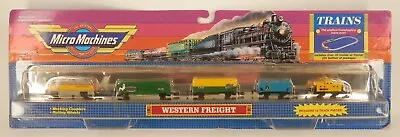 Vintage Micro Machines  Wester Freight  Train Set (Diesel Train W/Caboose) • $54.99