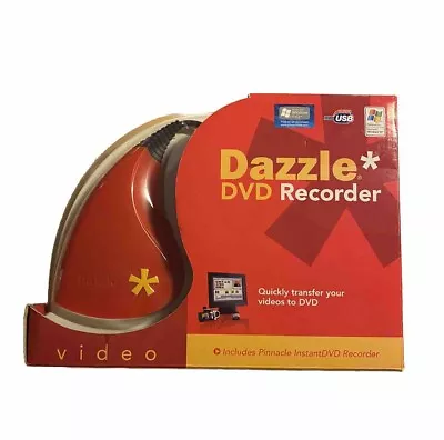 Pinnacle Dazzle DVD Recorder HD Video Capture Device No Video Editing Software • $20