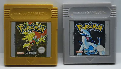 $135 • Buy Pokemon Gold & Pokemon Silver  Nintendo Gameb  Game   AUS  New Save Battery