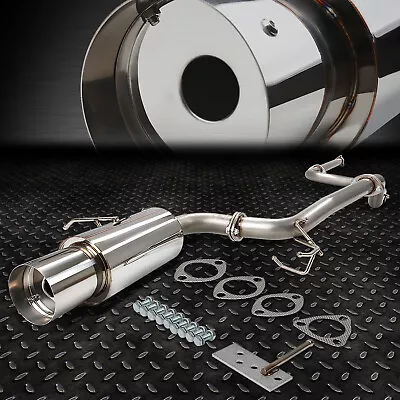 For 90-93 Acura Integra Da Db Stainless 4.5  Muffler Tip Catback Exhaust System • $143.88