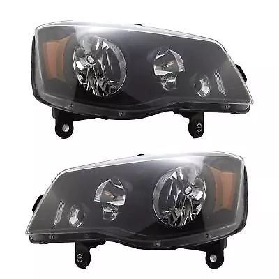 Car Headlight For Chrysler Town&Country Grand Caravan Clear 1Pair • $70.60