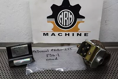 Mcdonnell & Miller ITT FS6-1 Flow Switch Used With Warranty See All Pictures • $149.99