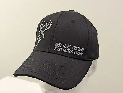 New Mule Deer Foundation Black Adjustable Logo Cotton Baseball Hat Men's OSFM • $8