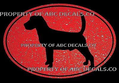 £6.98 • Buy VRS Oval Dog Beagle Hound Adoption Puppy Rescue Kennel CAR DECAL METAL STICKER
