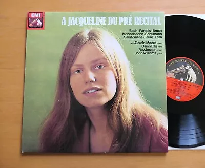 HQS 1437 A Jacqueline Du Pre Recital EXCELLENT 1982 EMI Stereo LP • £40