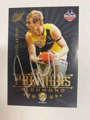 $12.99 • Buy Signed 2017 Richmond Premership Card David Astbury Signed Silver Pen