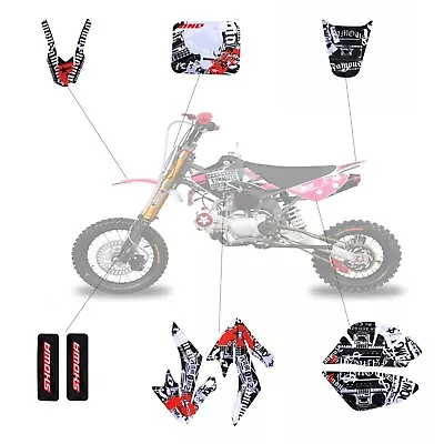 Graphics Decal Stickers For Honda Crf50 Xr50 Sdg Ssr 107 110 125 Dirt Pit Bike • $22.99