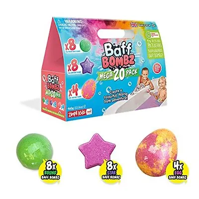 £18.99 • Buy 20 X Bath Bombs Mega Value Pack From Zimpli Kids, Children's Value Pack,
