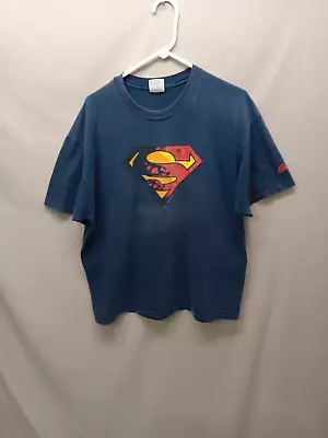 Men's Vintage (c)1993 DC Comics Superman Logo Single Stitch T-shirt (B729) • $16