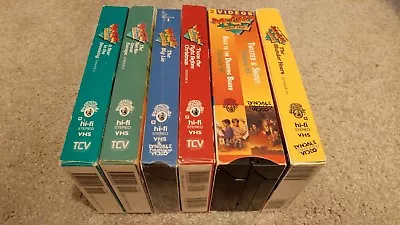 Lot Of 7 MCGEE AND ME Children's Christian VHS Video Series FOCUS ON THE FAMILY • $18.99