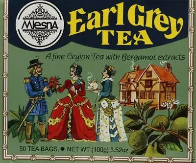 Mlesna Earl Grey Tea 50 Tea Bags Boxes 100g - Ceylon Tea • $60