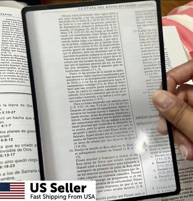 NEW Full Page Book Reading Aid Lens 3x Magnifying Glass Large Magnifier Sheet • $5.95