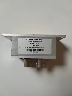 Mini Circuits Power Splitter 3 Way ZSC-3-1 1-200MHz Used • $19.99