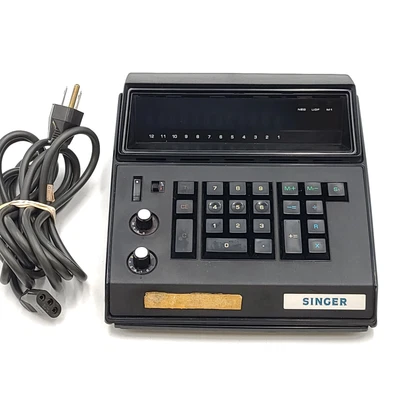 $156.66 • Buy Singer 1017 Vintage Black 117 Volt Electronic Calculator Made In Japan